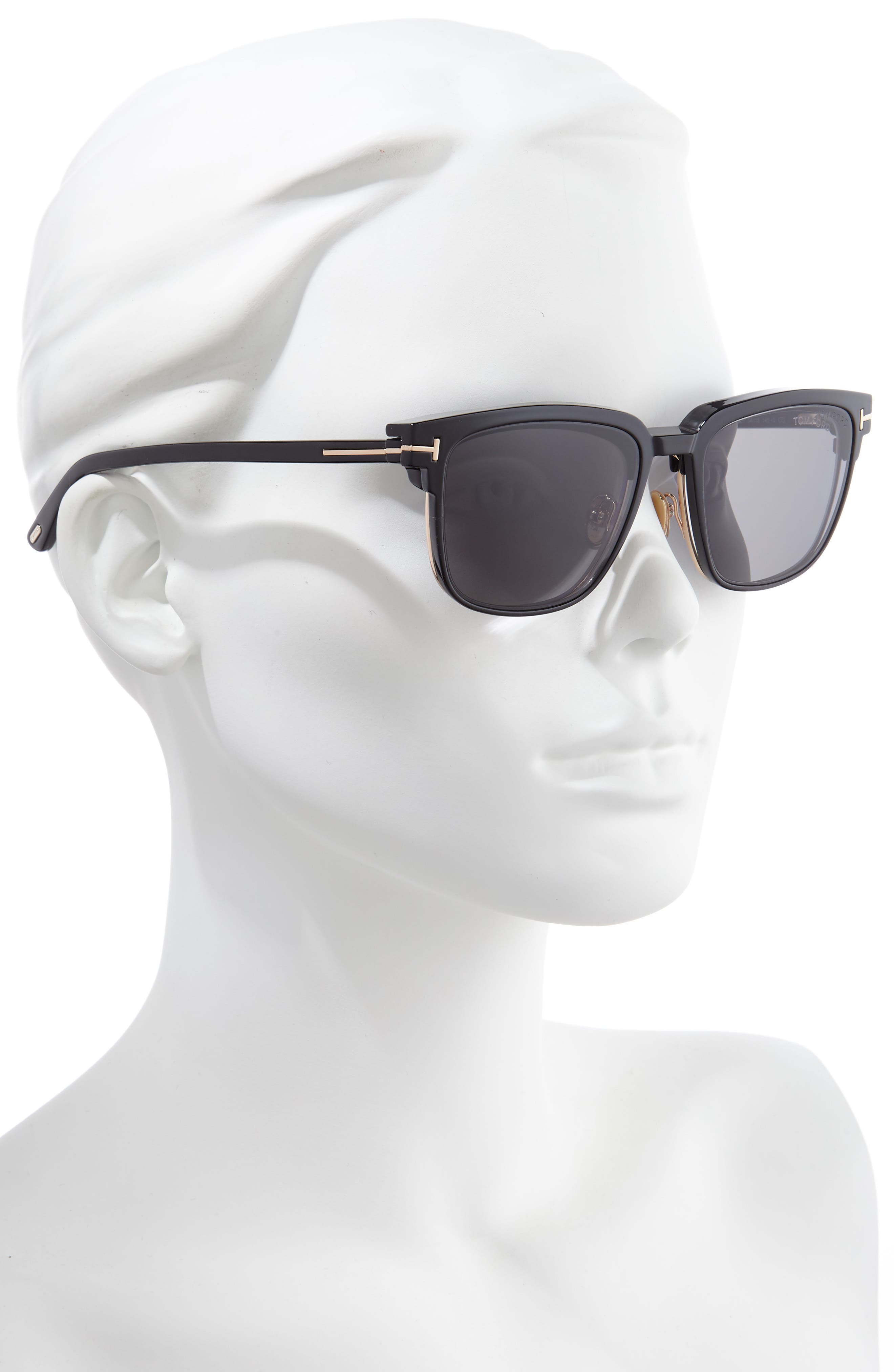 tom ford glasses with clip on sunglasses