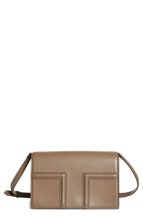TOTEME T-Flap Convertible Crossbody Bag in Taupe at Nordstrom