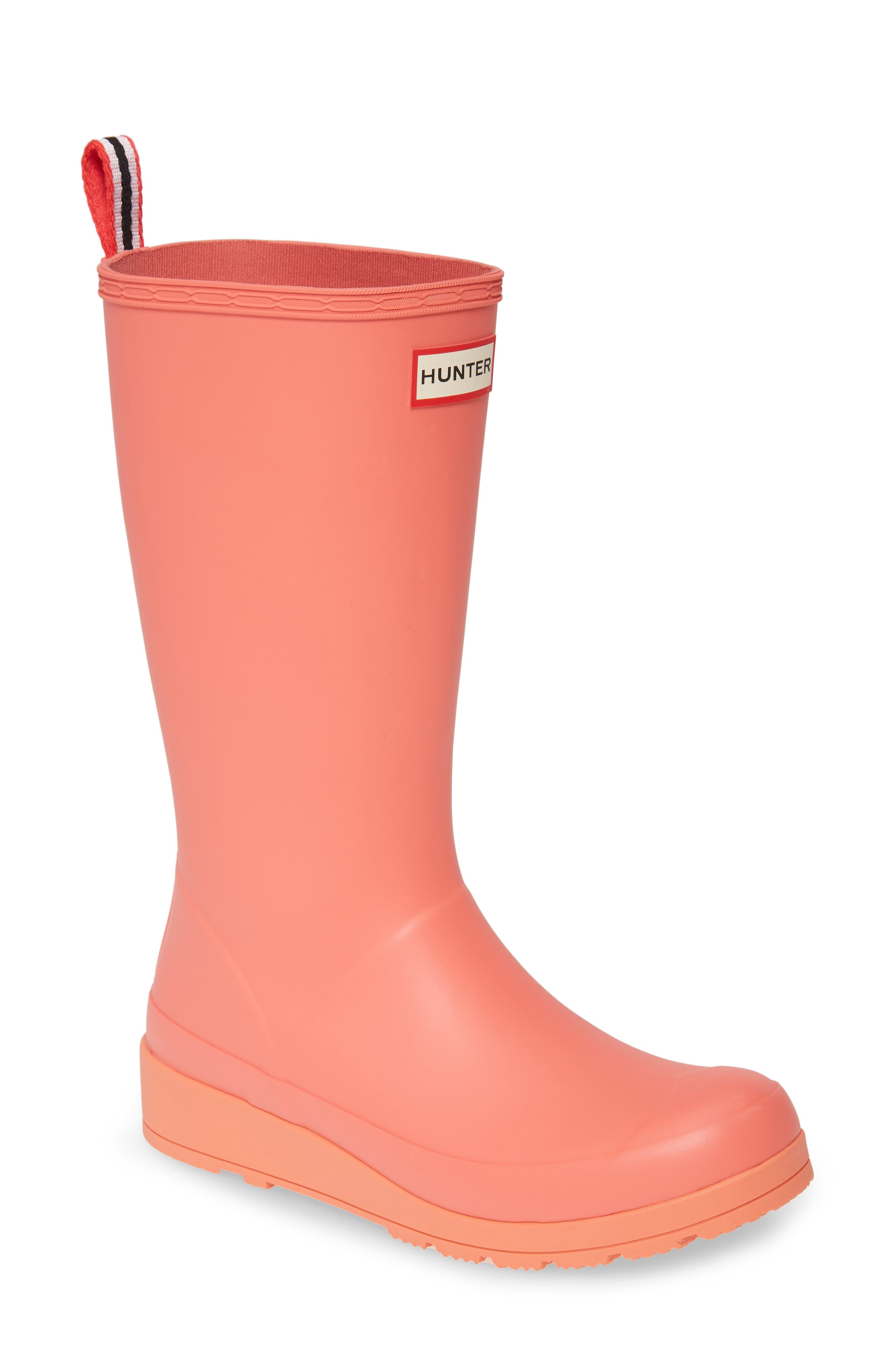 Hunter Original Play Tall Waterproof Rain Boot, Pink