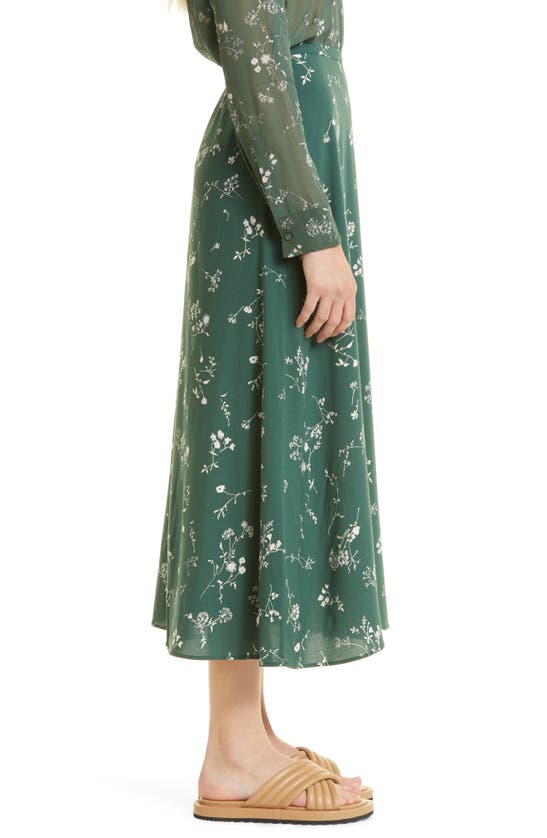 SAMSOE & SAMSOE ANDINA FLORAL MIDI SKIRT