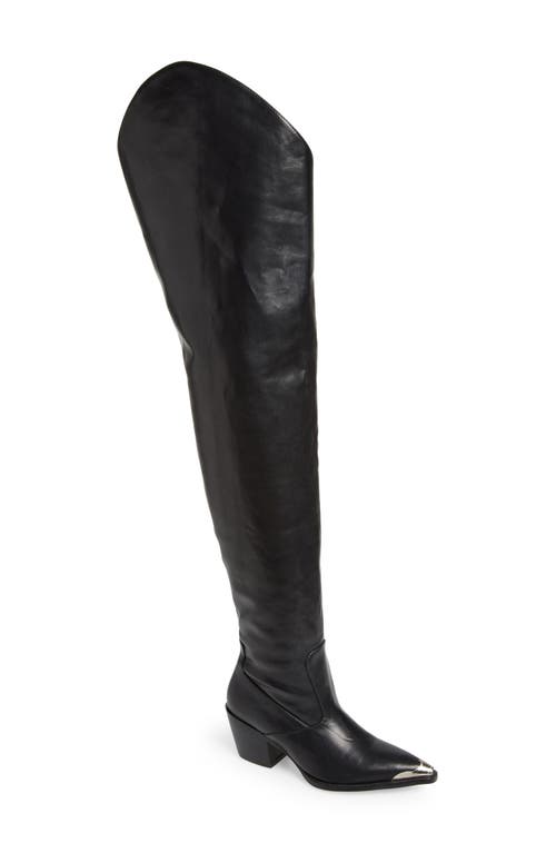 Ria Over the Knee Boot in Black