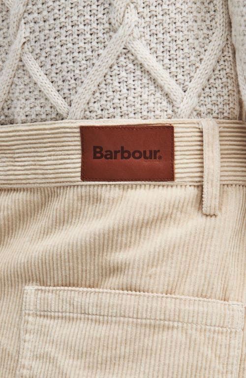 Shop Barbour Anya Corduroy Mini Skirt In Pepper Brown