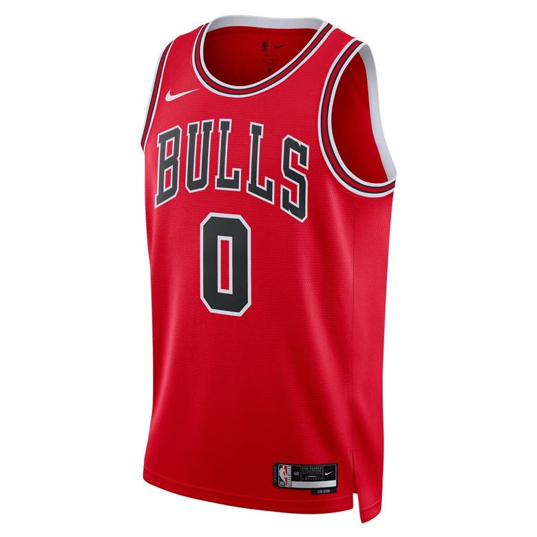 Shop Nike Unisex  Coby White Red Chicago Bulls Swingman Jersey