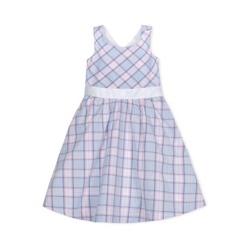 Shop Hope & Henry Girls' Organic Cross Back Party Dress, Kids In English Blue Plaid