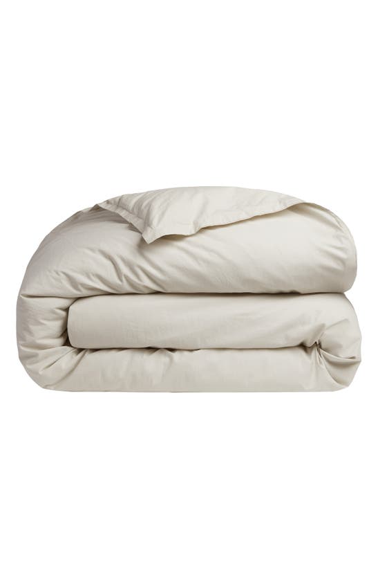 Parachute Percale Duvet Cover In Sand