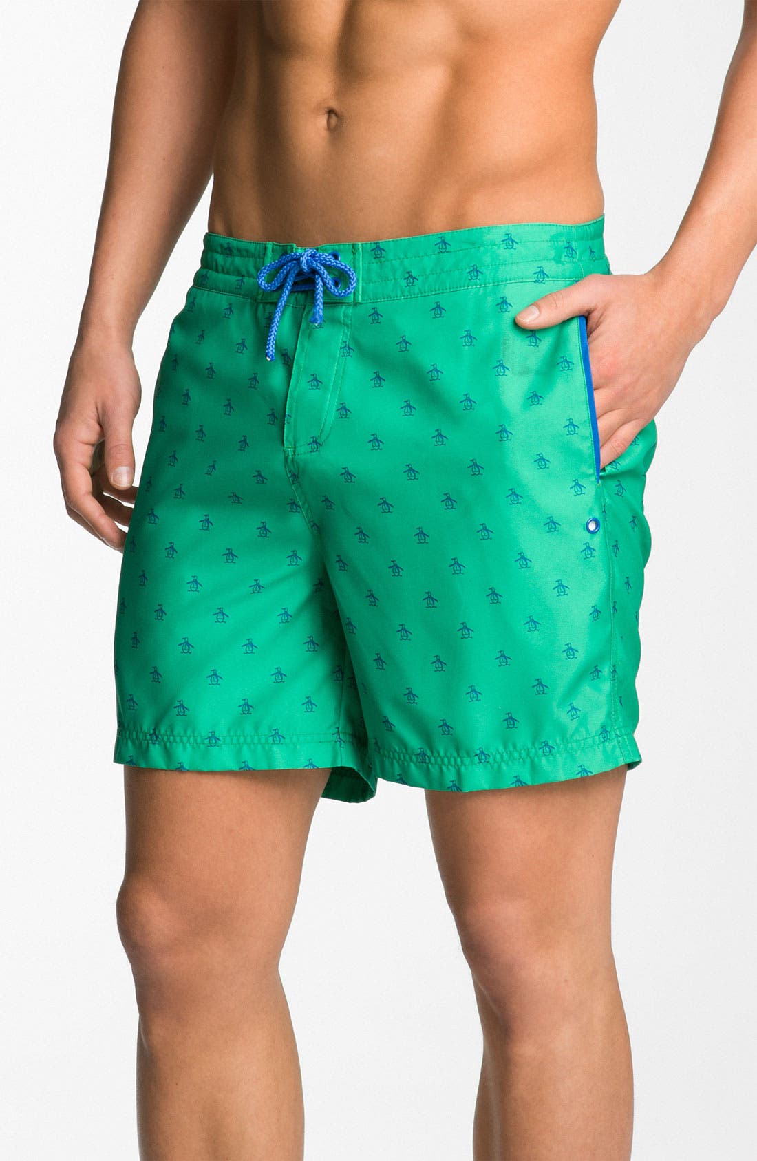 Original Penguin Print Swim Shorts | Nordstrom