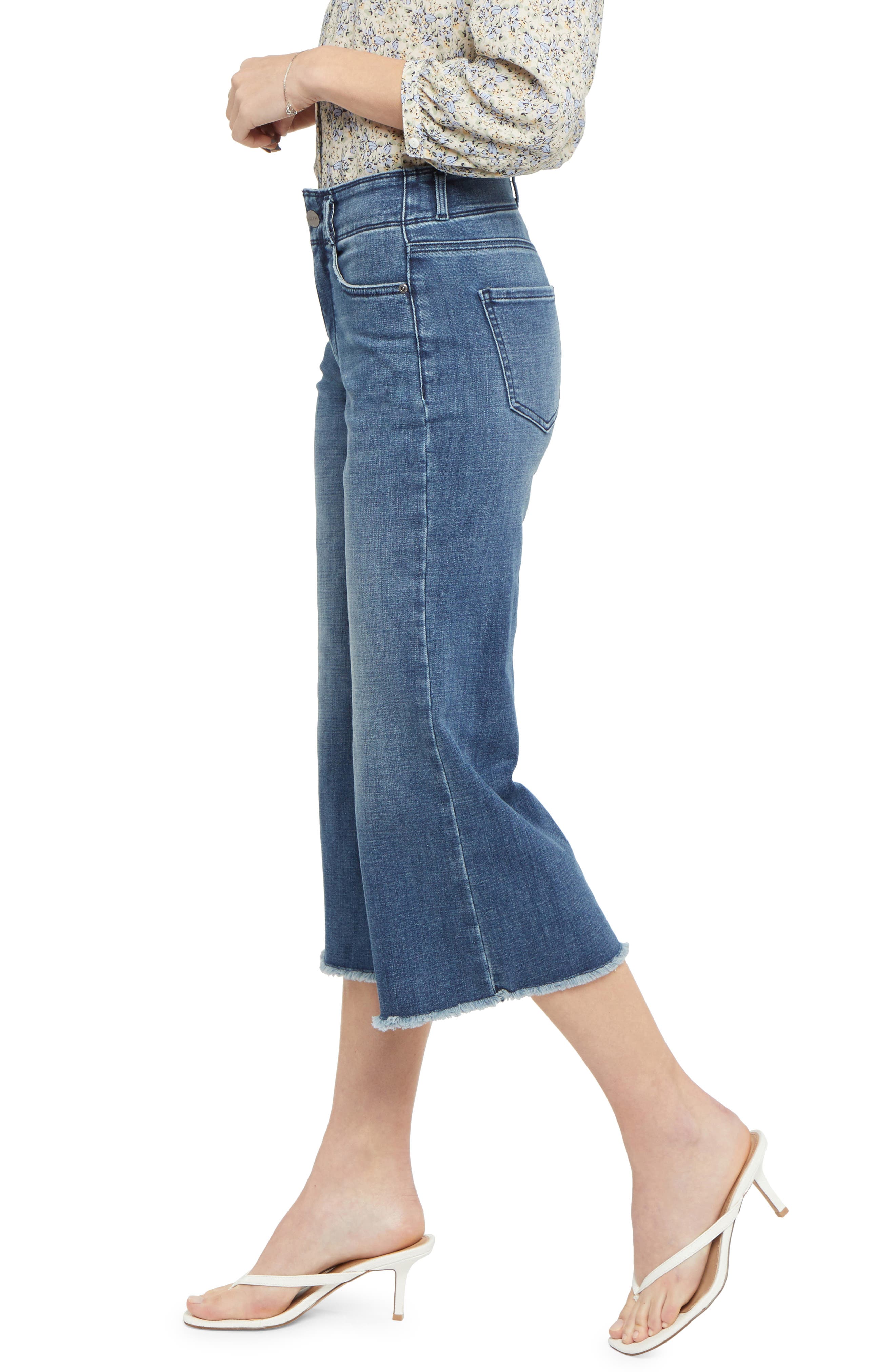 NYDJ Major Wide Leg Capri Jeans | Nordstrom