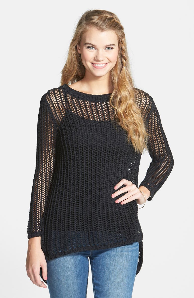 Volcom 'All Meshed Up' Flyaway Sweater | Nordstrom