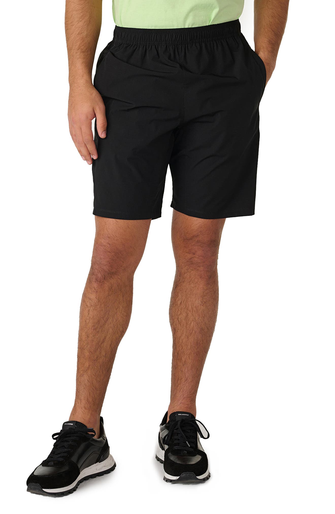Mens Clothing Shorts Cargo shorts Karl Lagerfeld Synthetic Cargo Short in Black for Men Save 3% 