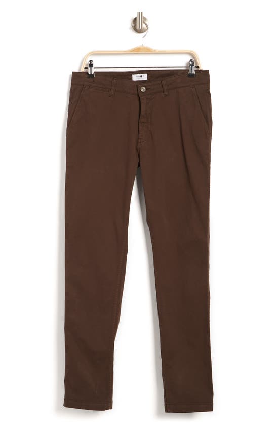 Nn07 Marco 1400 Slim Fit Chinos In Brown 1