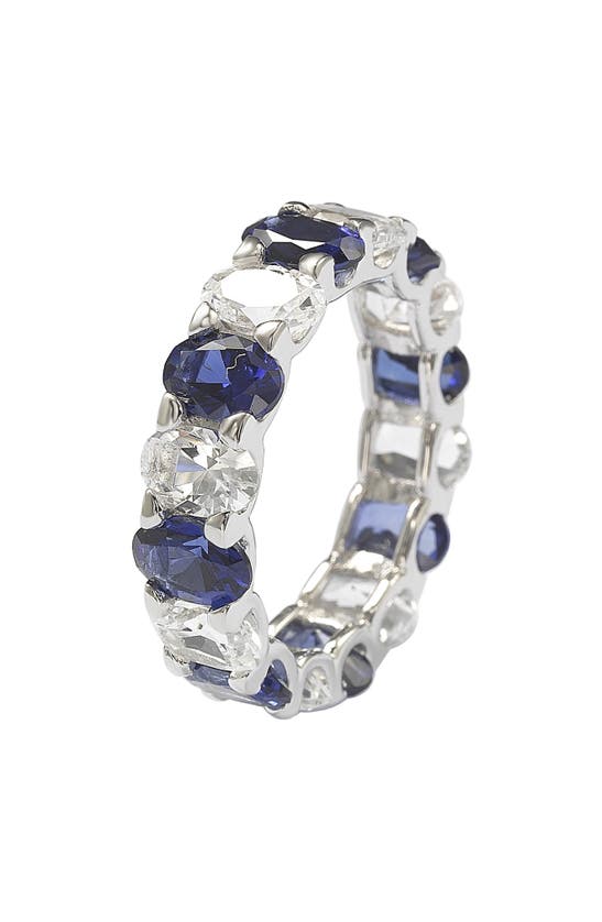 SUZY LEVIAN SUZY LEVIAN OVAL CUT SAPPHIRE BAND RING