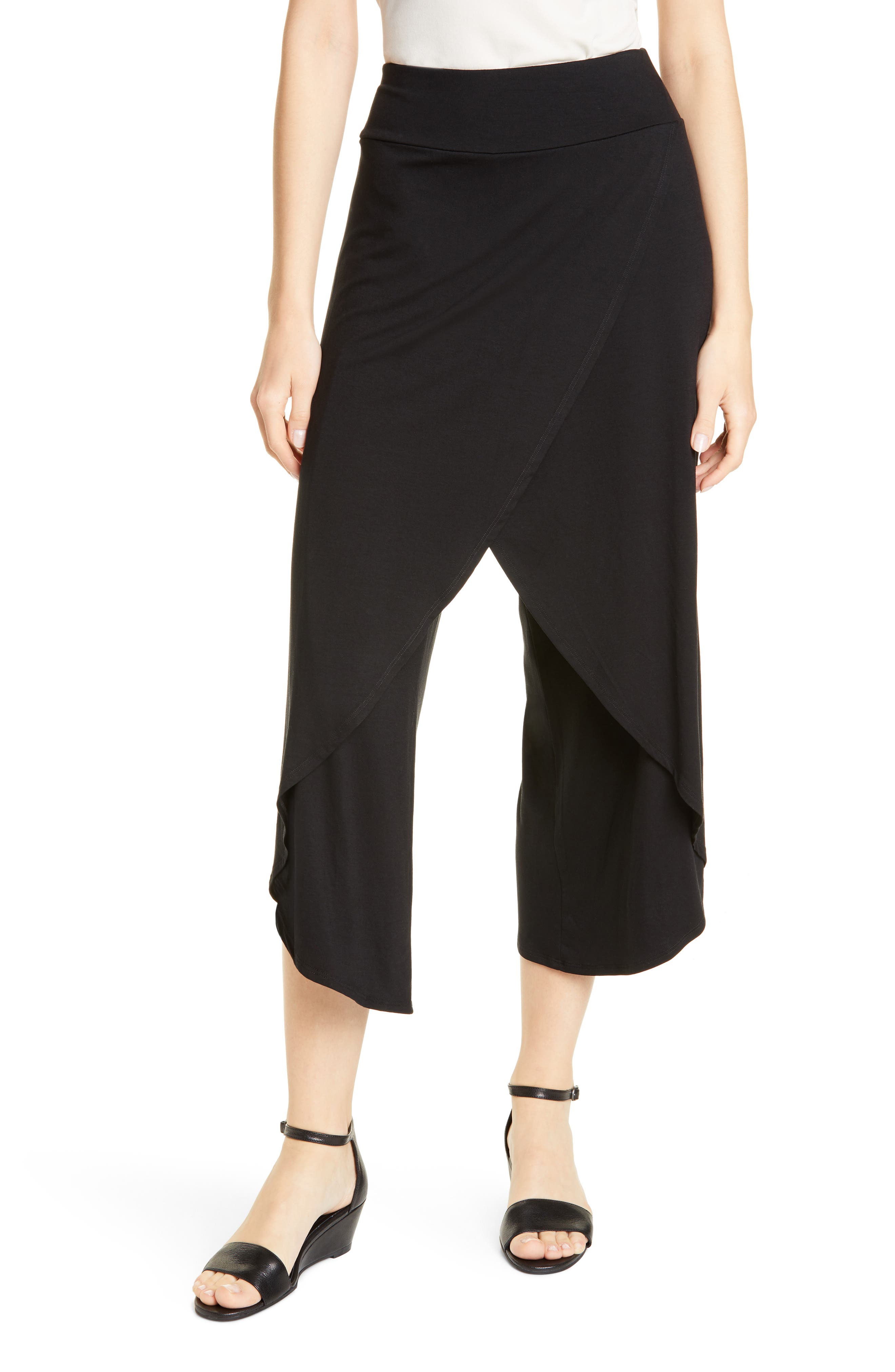 eileen fisher faux wrap pants