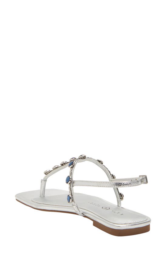 Katy Perry The Camie Embellished Slingback Sandal In Silver