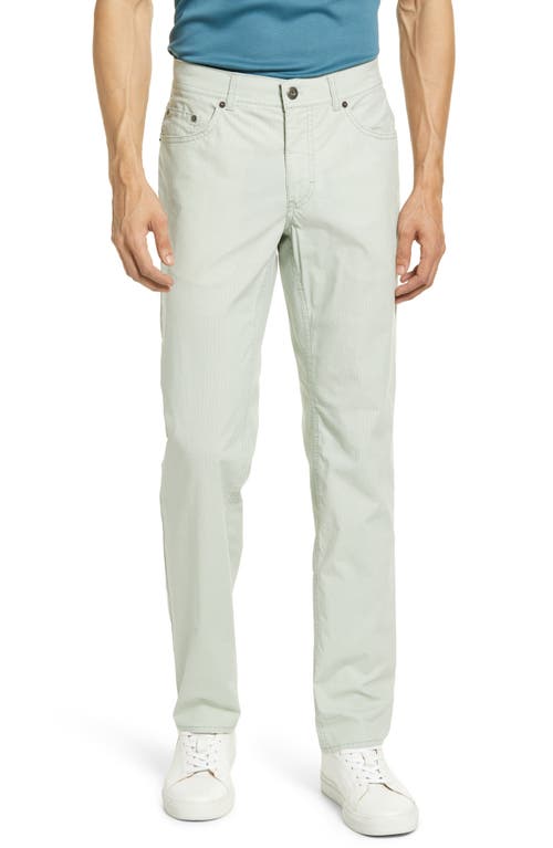 Brax Men's Cooper Fancy Stretch Five Pocket Pants in 36-Mint 