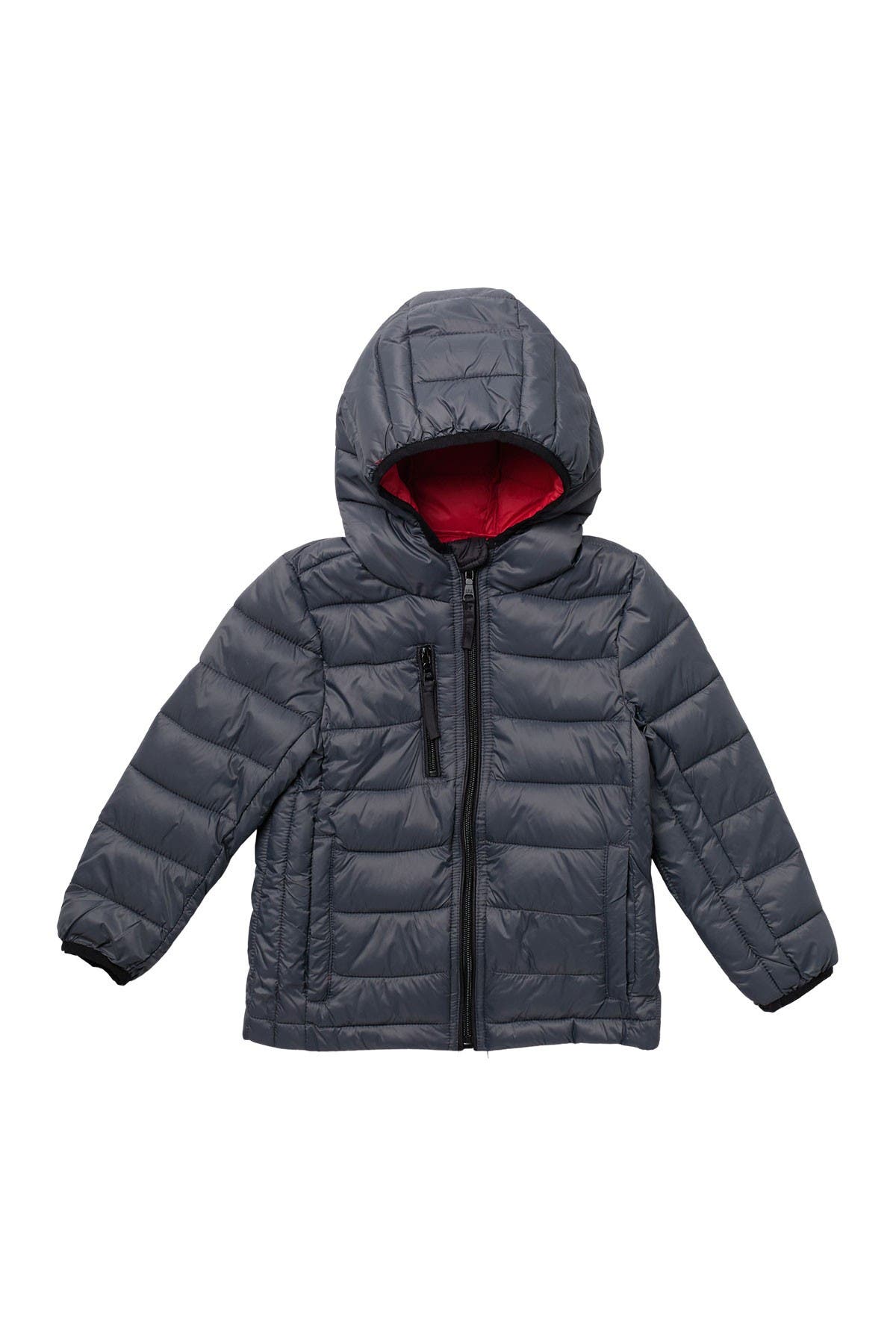 packable hooded puffer jacket