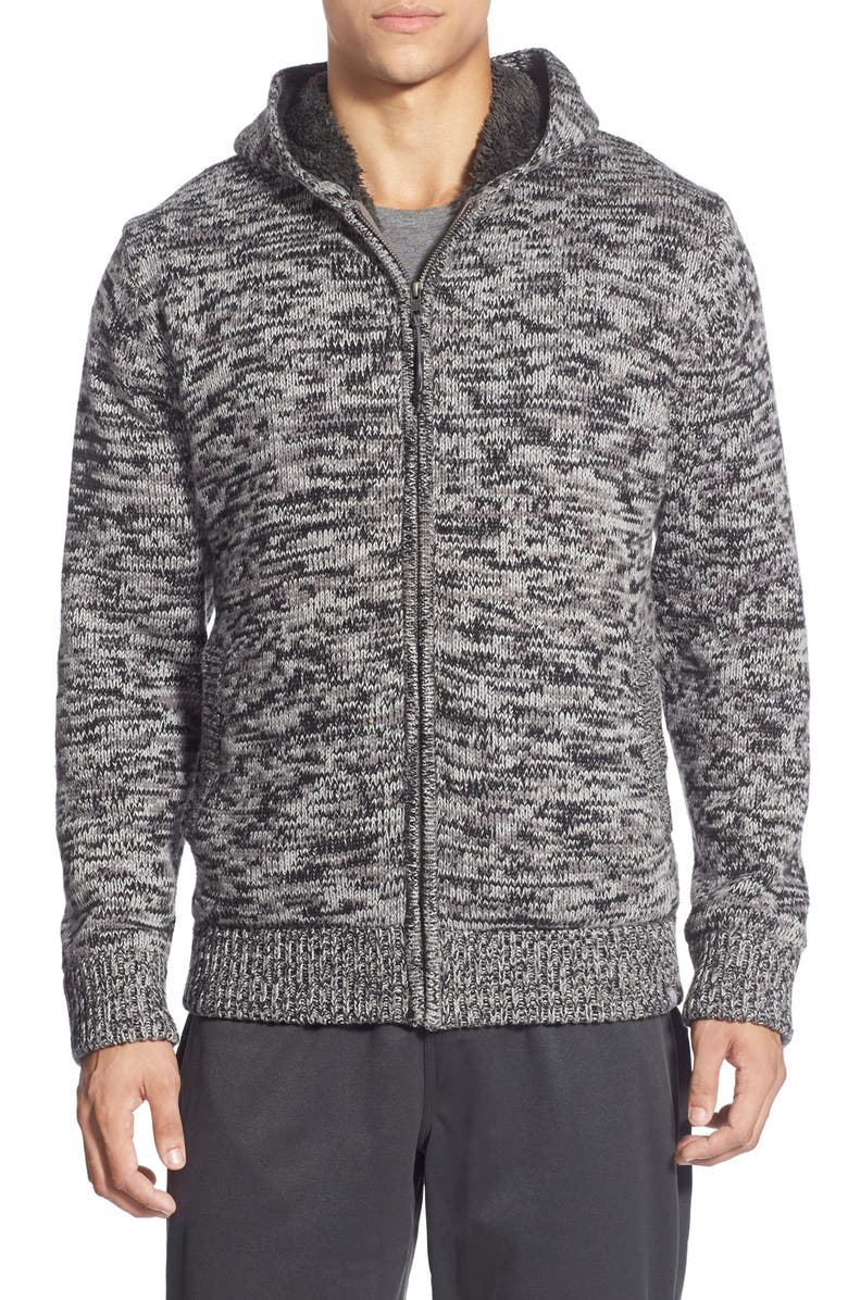 The North Face 'Twisted Ridge' Hooded Zip Front Sweater | Nordstrom