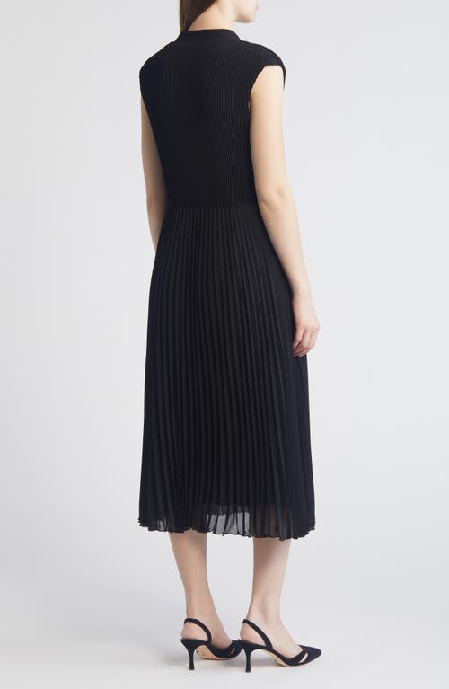 Shop Hugo Boss Boss Diloh Midi A-line Dress In Black