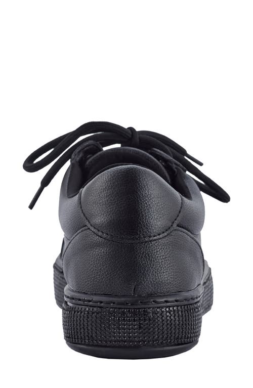 Lady Couture Legend Rhinestone Sneaker In Black
