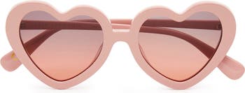 Lele Sadoughi Pearly Sweetheart Acetate Cat-eye Sunglasses In White/purple  Gradient