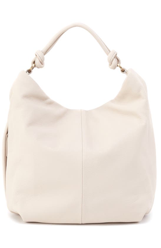 Shop Hobo Lindley Leather  Bag In Stone