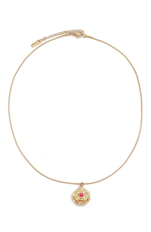 Cordelia Pendant Necklace in Gold