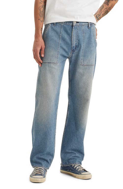 Shop Levi's 555™ Relaxed Straight Leg Utility Jeans In Everyday Goods