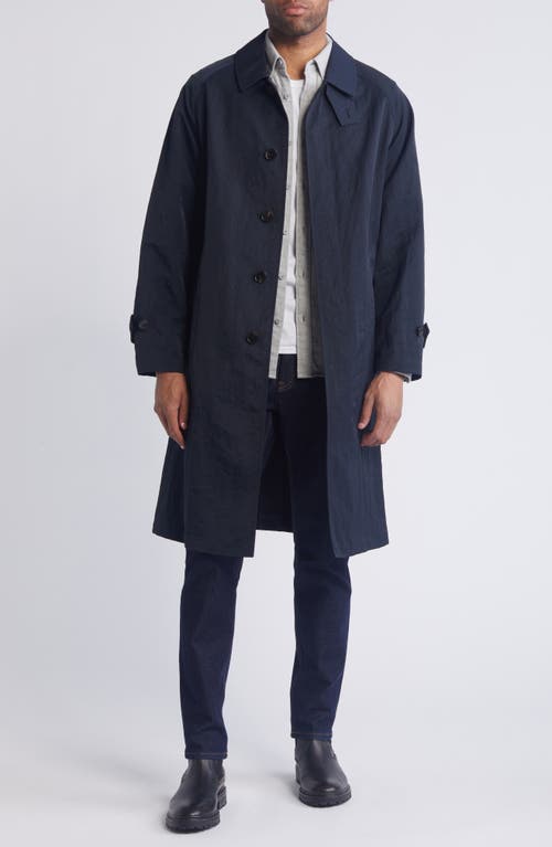 Mackintosh Gonville Water Repellent Raincoat in Navy at Nordstrom, Size Large