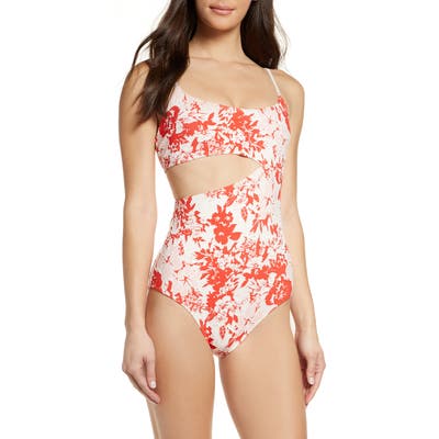 Flagpole Bella One-Piece Swimsuit, Red