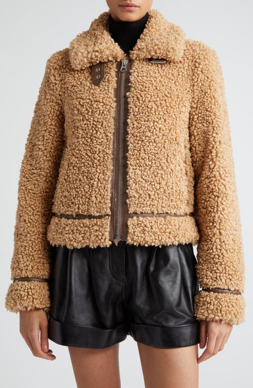 STAND STUDIO STAND STUDIO AUDREY FAUX SHEARLING JACKET