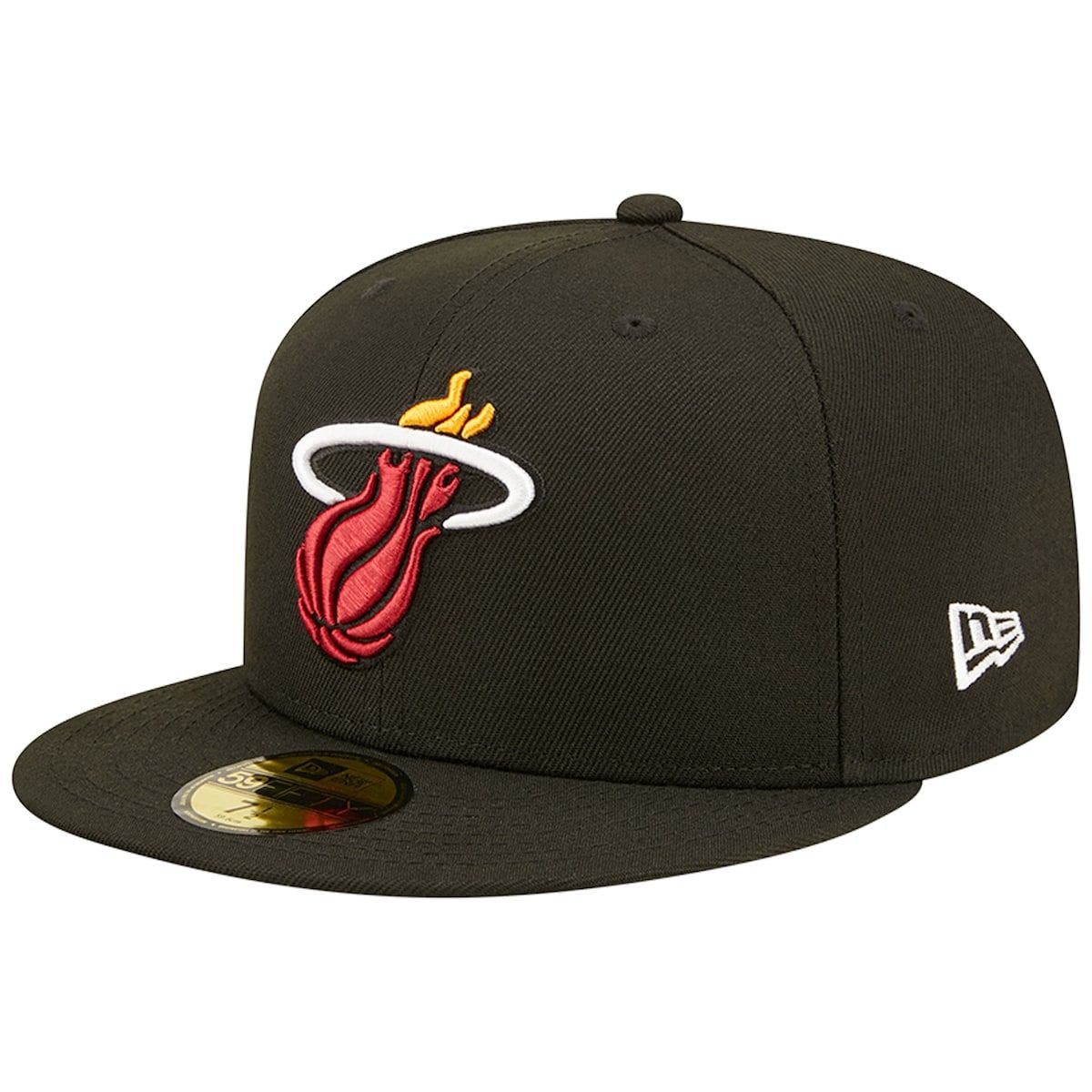 all black miami heat hat