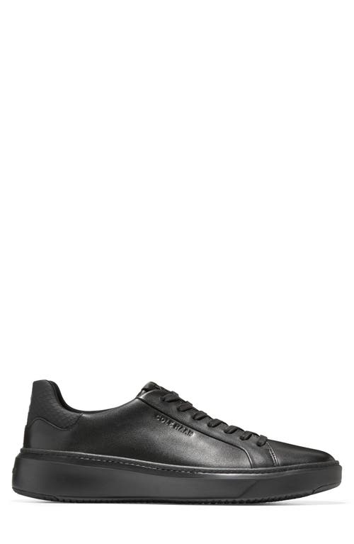 Shop Cole Haan Grandpro Topspin Sneaker In Black/black