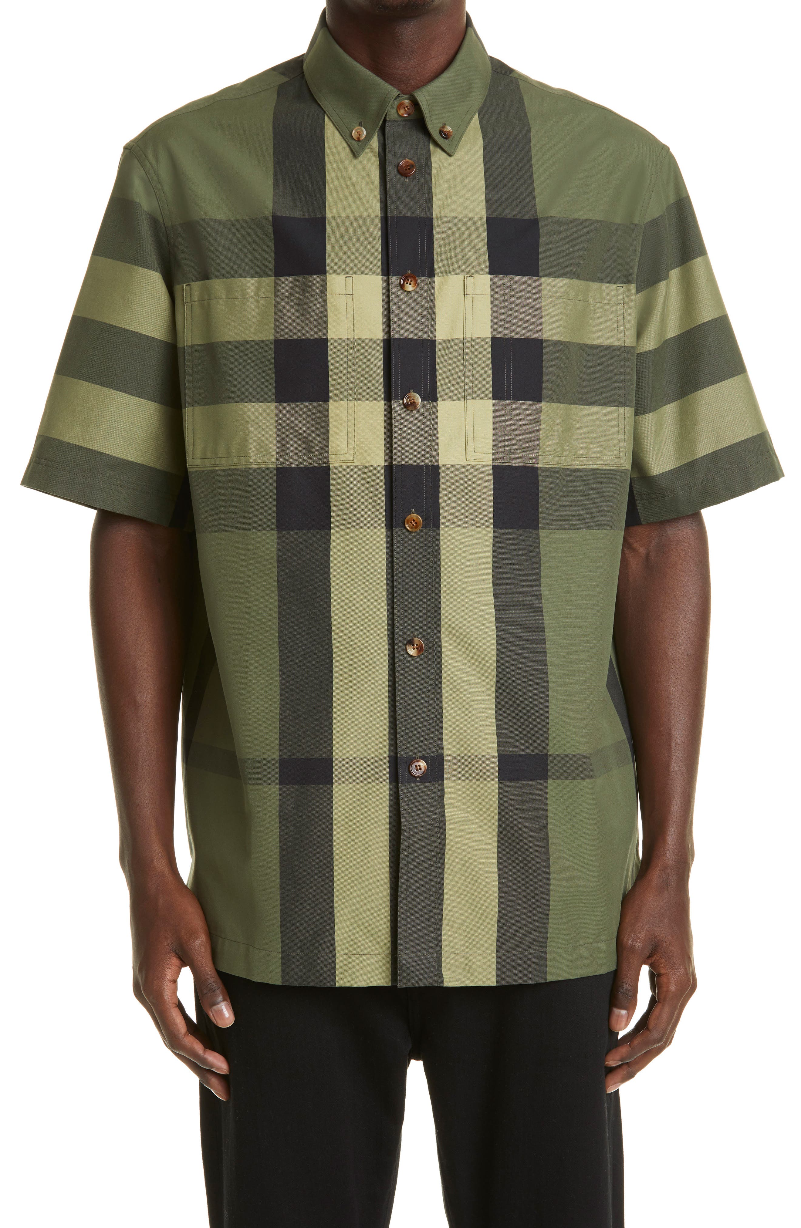 burberry short sleeve button down