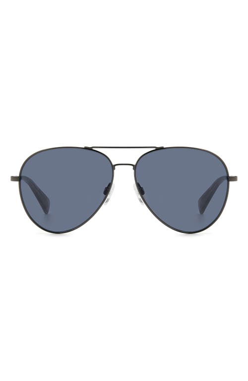 rag & bone 59mm Aviator Sunglasses in Dark Ruth Grey/Grey at Nordstrom