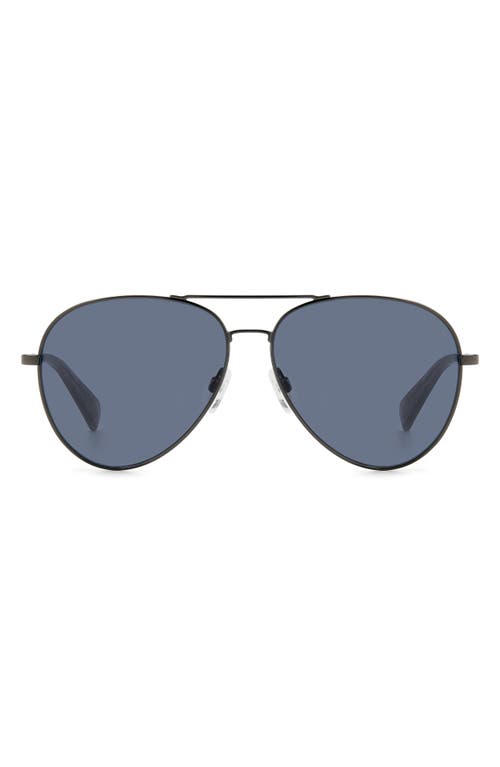 Shop Rag & Bone 59mm Aviator Sunglasses In Dark Ruth Grey/grey