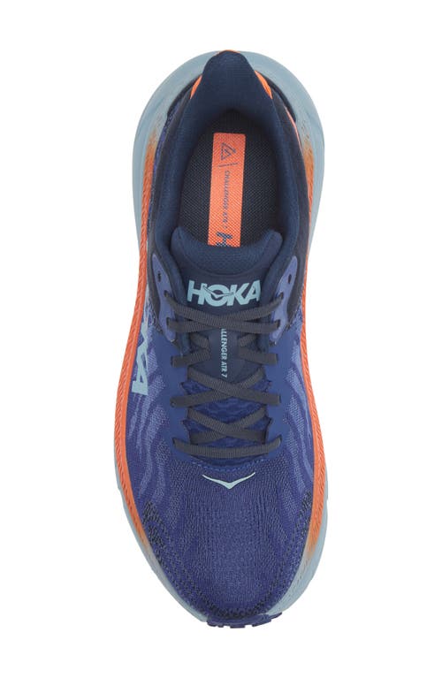 Shop Hoka Challenger 7 Running Shoe In Outer Space/dark Citron