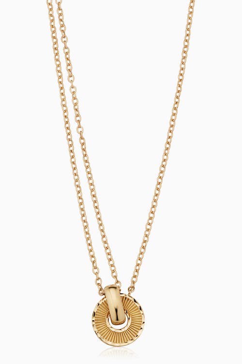 Shop Oradina 14k Yellow Gold Icon Pendant Necklace