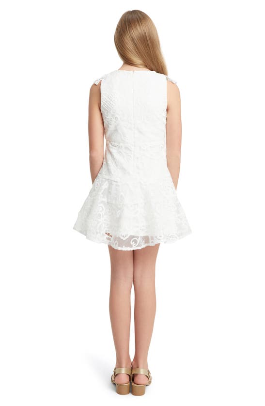 Shop Bardot Junior Kids' Sadie Lace Dress In Ivory