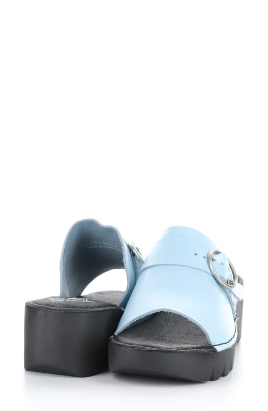 Shop Fly London Eple Platform Sandal In Sky Blue