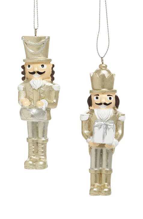 Silver Tree Santa Gnome Felt Ornament, Nordstrom