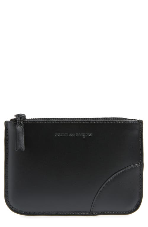 Comme des Garçons Wallets Very Black Small Zip Pouch at Nordstrom