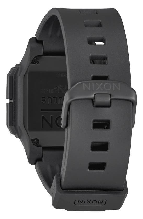 Nixon Regulus Digital Watch, 46mm In Black/black