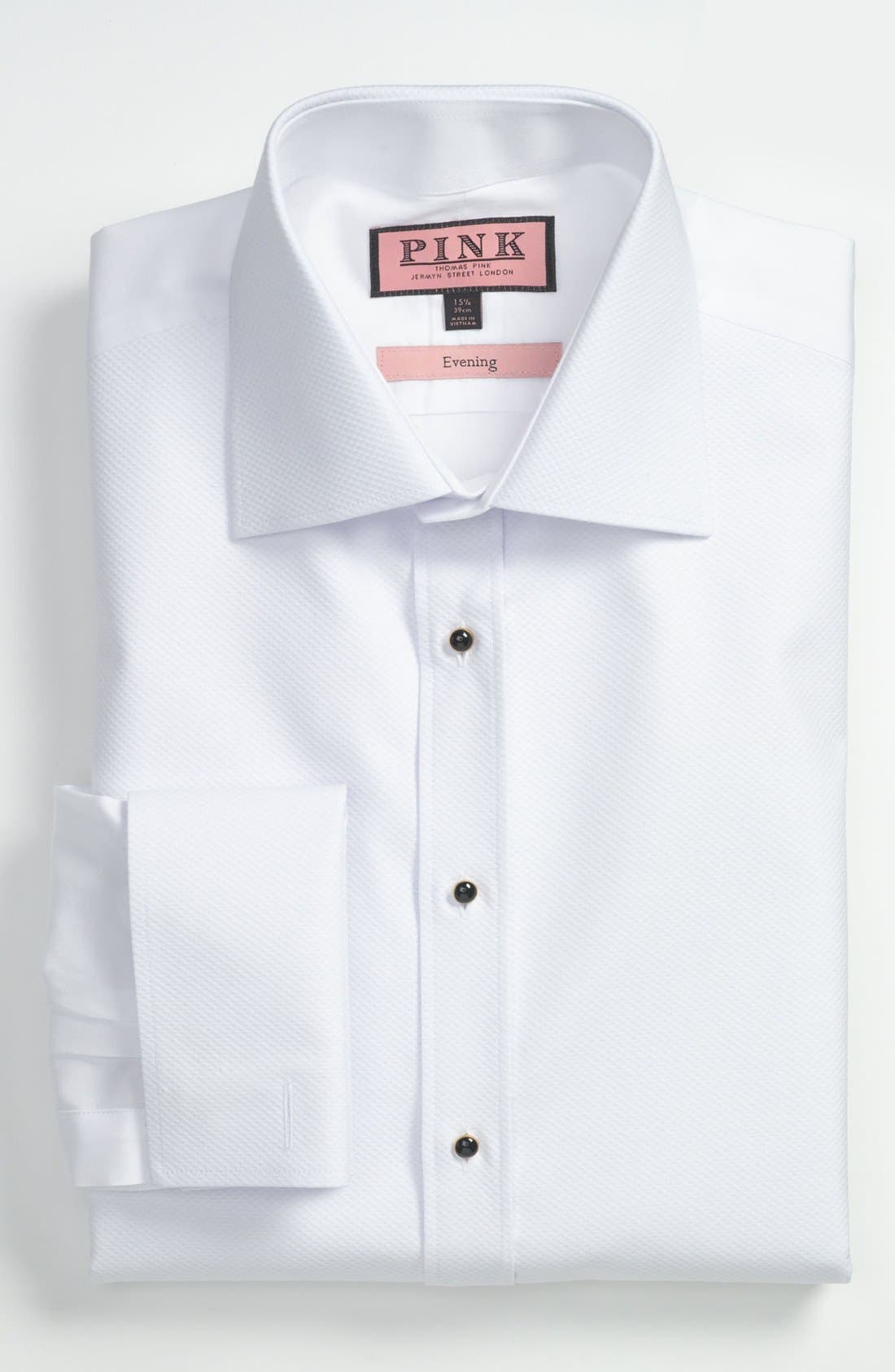 Thomas Pink Slim Fit Tuxedo Shirt Nordstrom