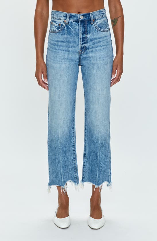 Shop Pistola Cassie High Waist Crop Jeans In Era Vintage