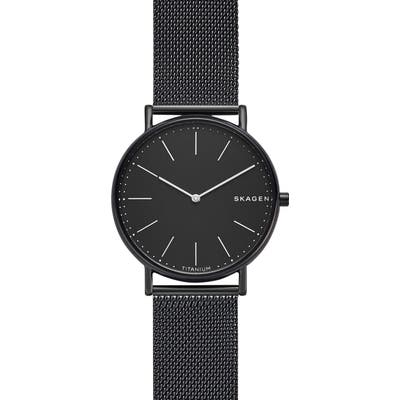 Skagen Signatur Titanium Mesh Strap Watch, 40Mm
