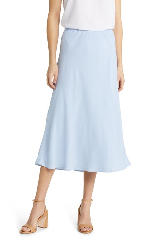 halogen(r) Print Pull-On Midi Skirt in Kentucky Blue