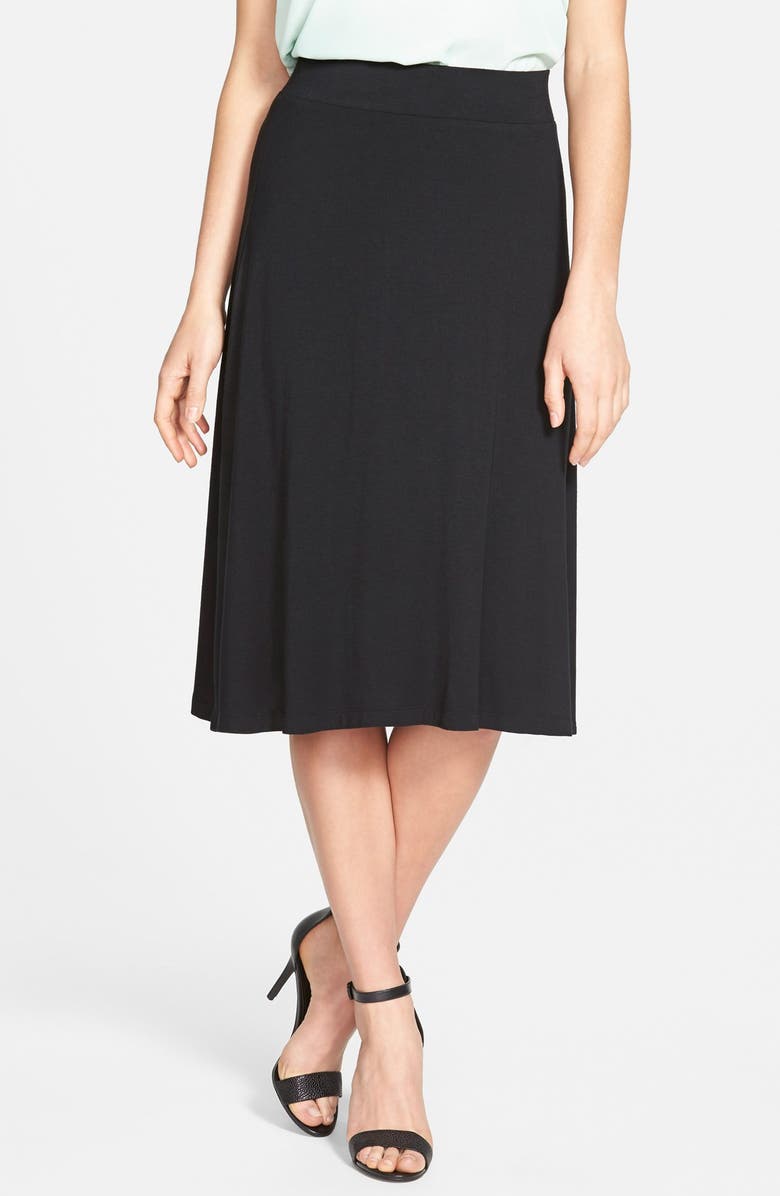 Caslon® A-Line Knit Midi Skirt (Regular & Petite) | Nordstrom