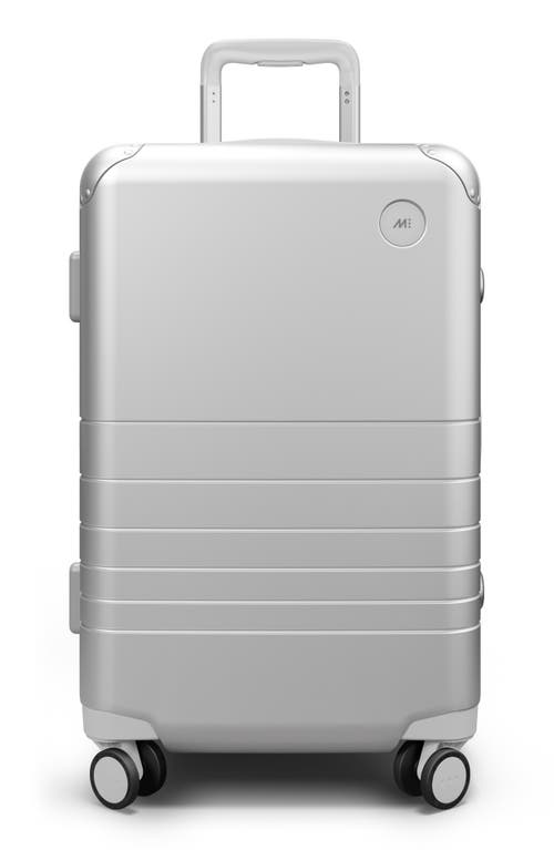 Monos 23-Inch Hybrid Carry-On Plus Spinner Luggage in Silver at Nordstrom