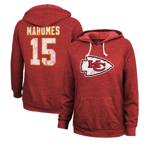 Lids Patrick Mahomes Kansas City Chiefs Majestic Threads Super Bowl LVII  Name & Number Pullover Hoodie - Red