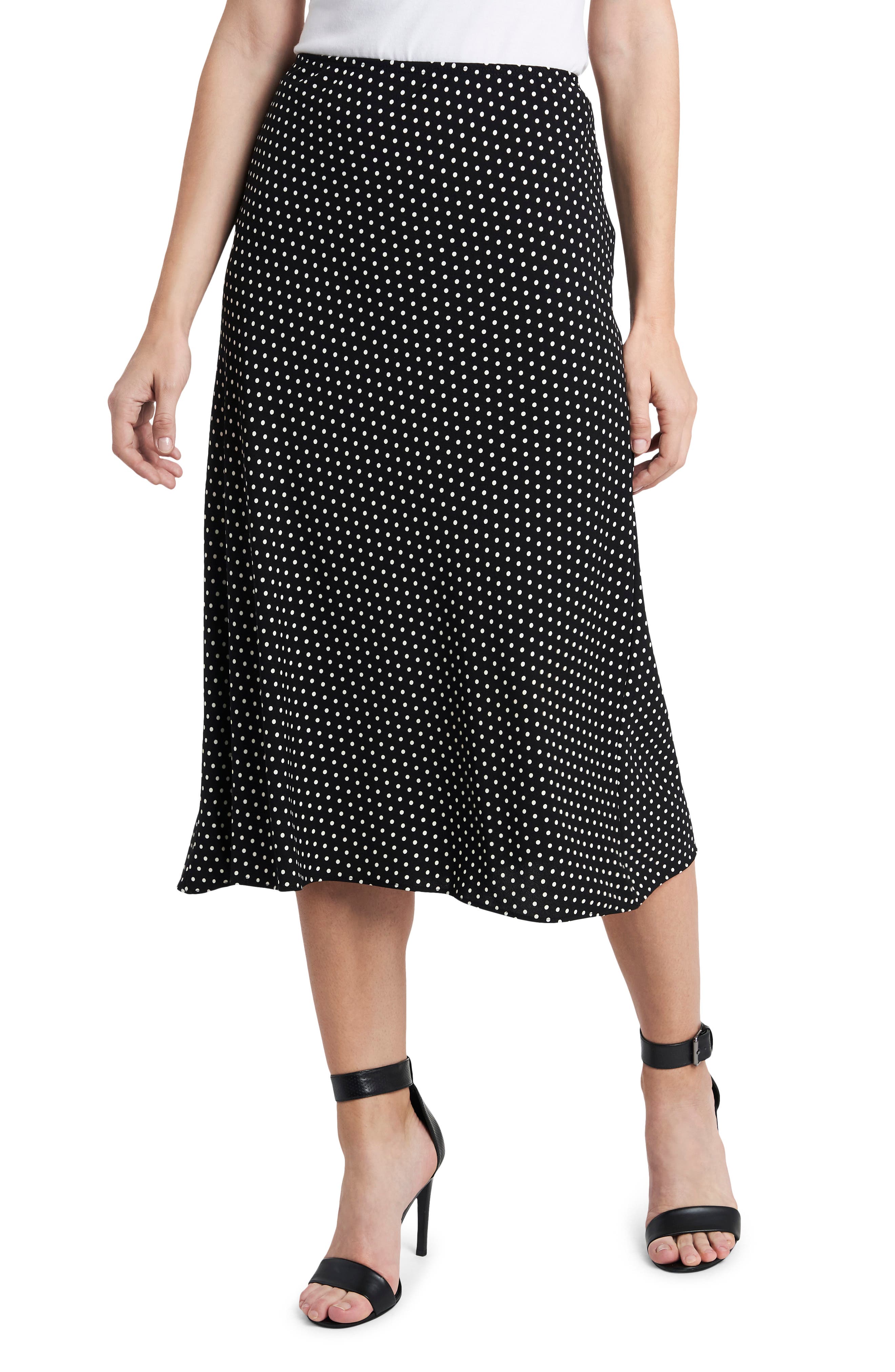 VINCE CAMUTO MADRID CREPE SKIRT