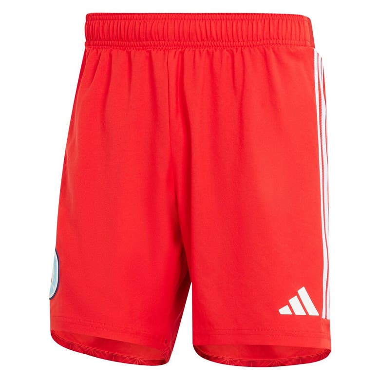 Shop Adidas Originals Adidas Red Chicago Fire 2024 Home Authentic Shorts